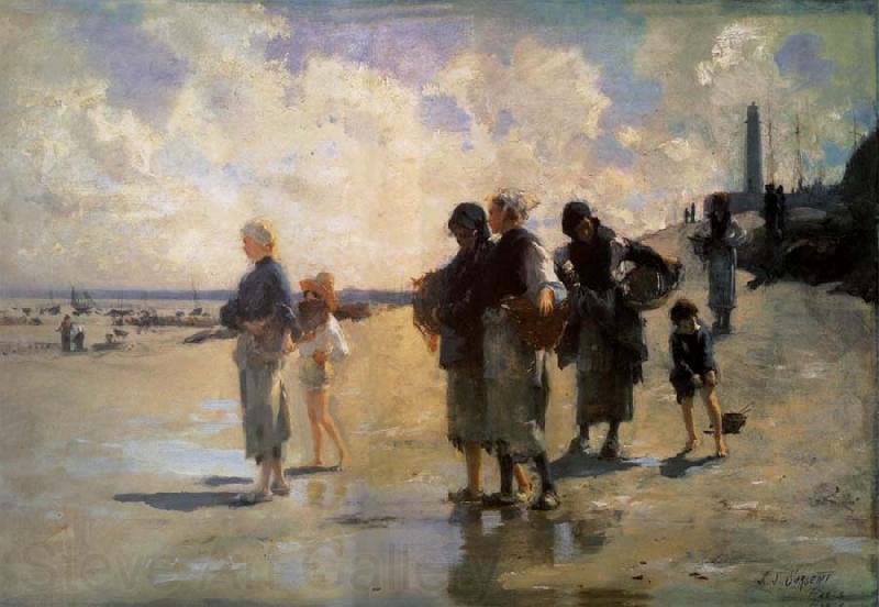 John Singer Sargent THe Oyster Gatherers of Cancale